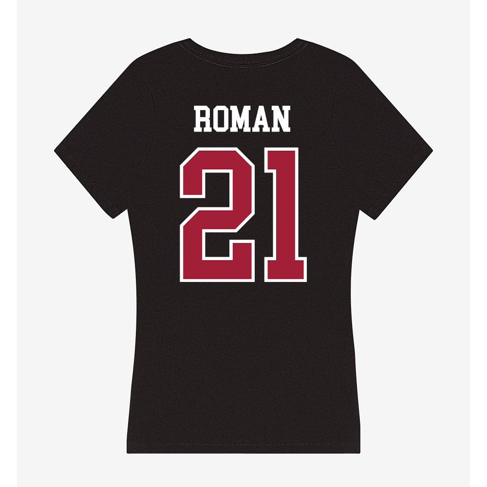 Alabama - NCAA Softball : Ana Roman - Women's V-Neck T-Shirt-1