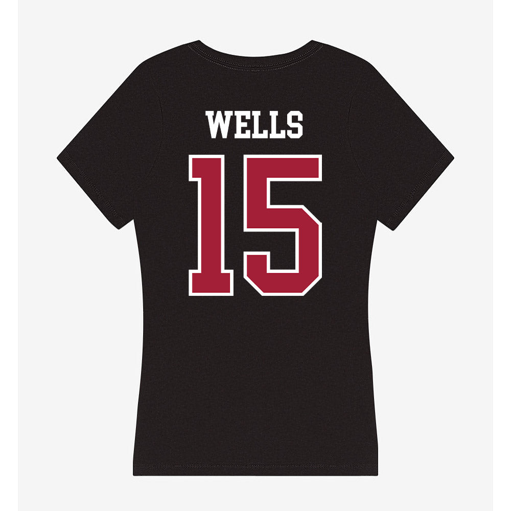 Alabama - NCAA Softball : Brooke Wells - Women's V-Neck T-Shirt-1