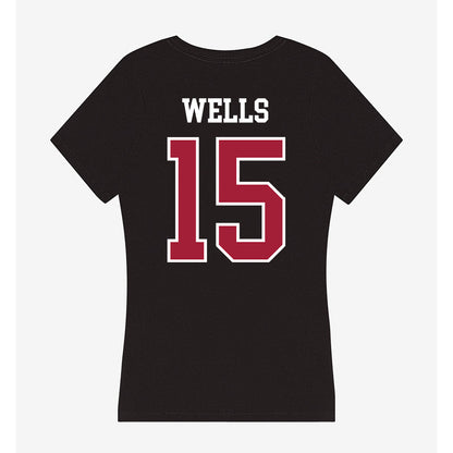 Alabama - NCAA Softball : Brooke Wells - Women's V-Neck T-Shirt-1