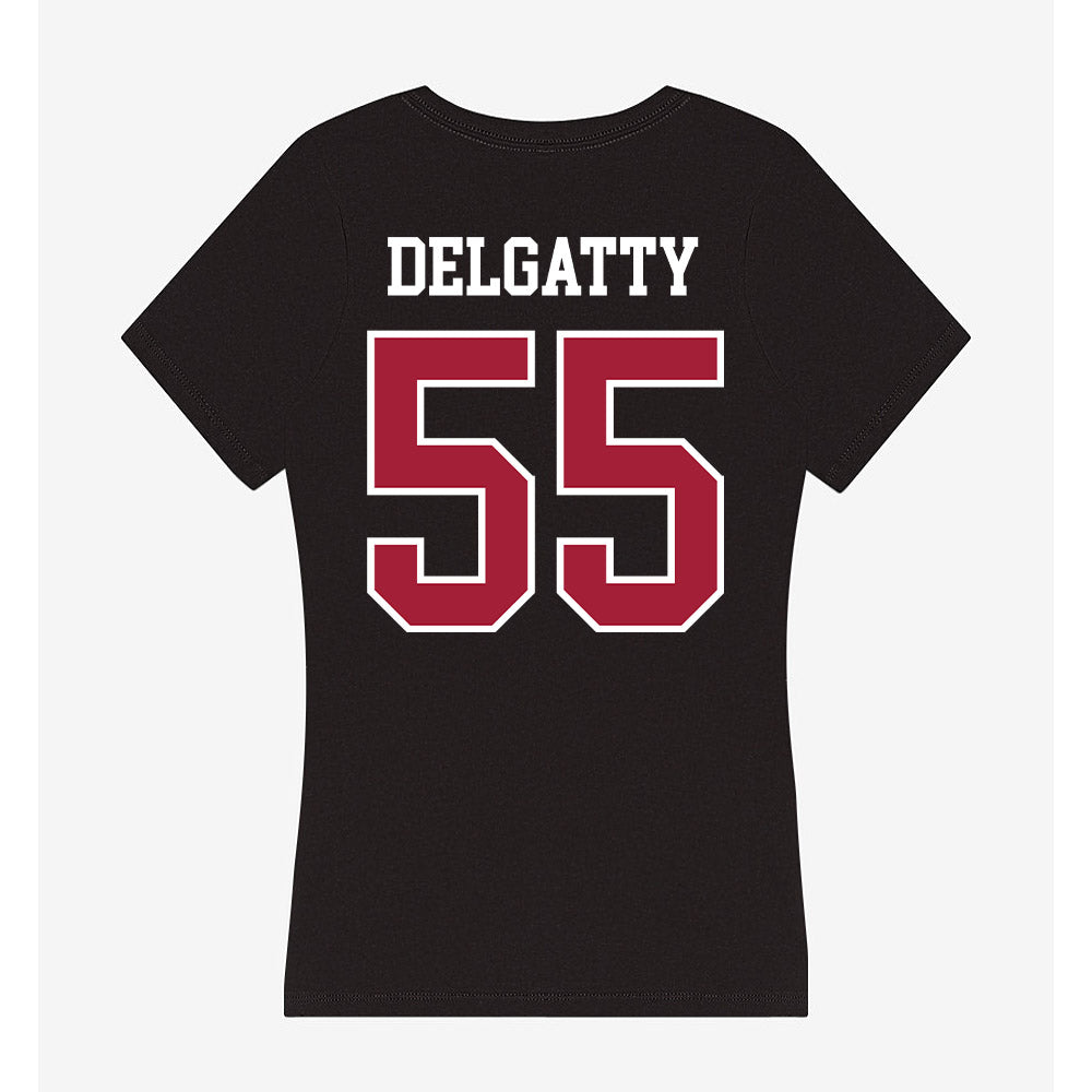 Alabama - NCAA Football : Racin Delgatty - Women's V-Neck T-Shirt-1