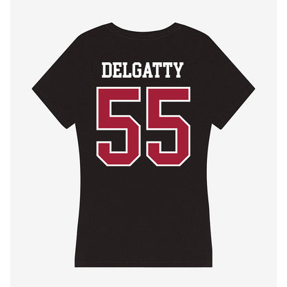 Alabama - NCAA Football : Racin Delgatty - Women's V-Neck T-Shirt-1