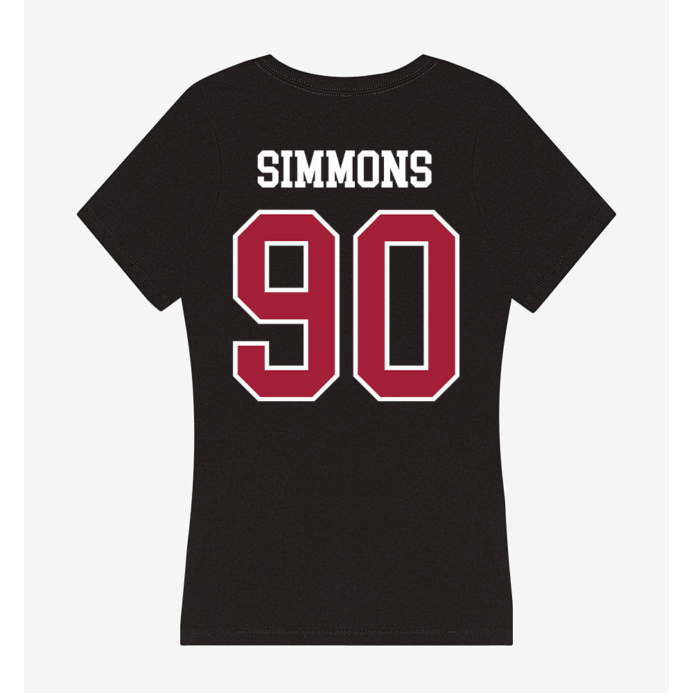 Alabama - NCAA Football : London Simmons - Women's V-Neck T-Shirt-1