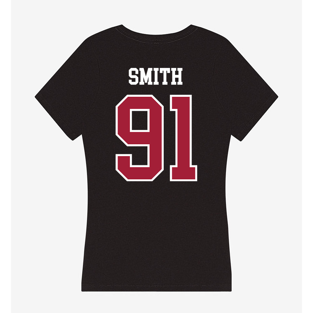 Alabama - NCAA Football : Caleb Smith - Women's V-Neck T-Shirt-1