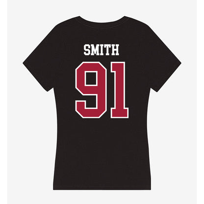 Alabama - NCAA Football : Caleb Smith - Women's V-Neck T-Shirt-1