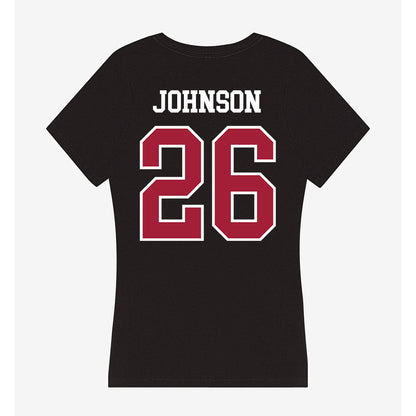 Alabama - NCAA Football : Mhari Johnson - Women's V-Neck T-Shirt-1