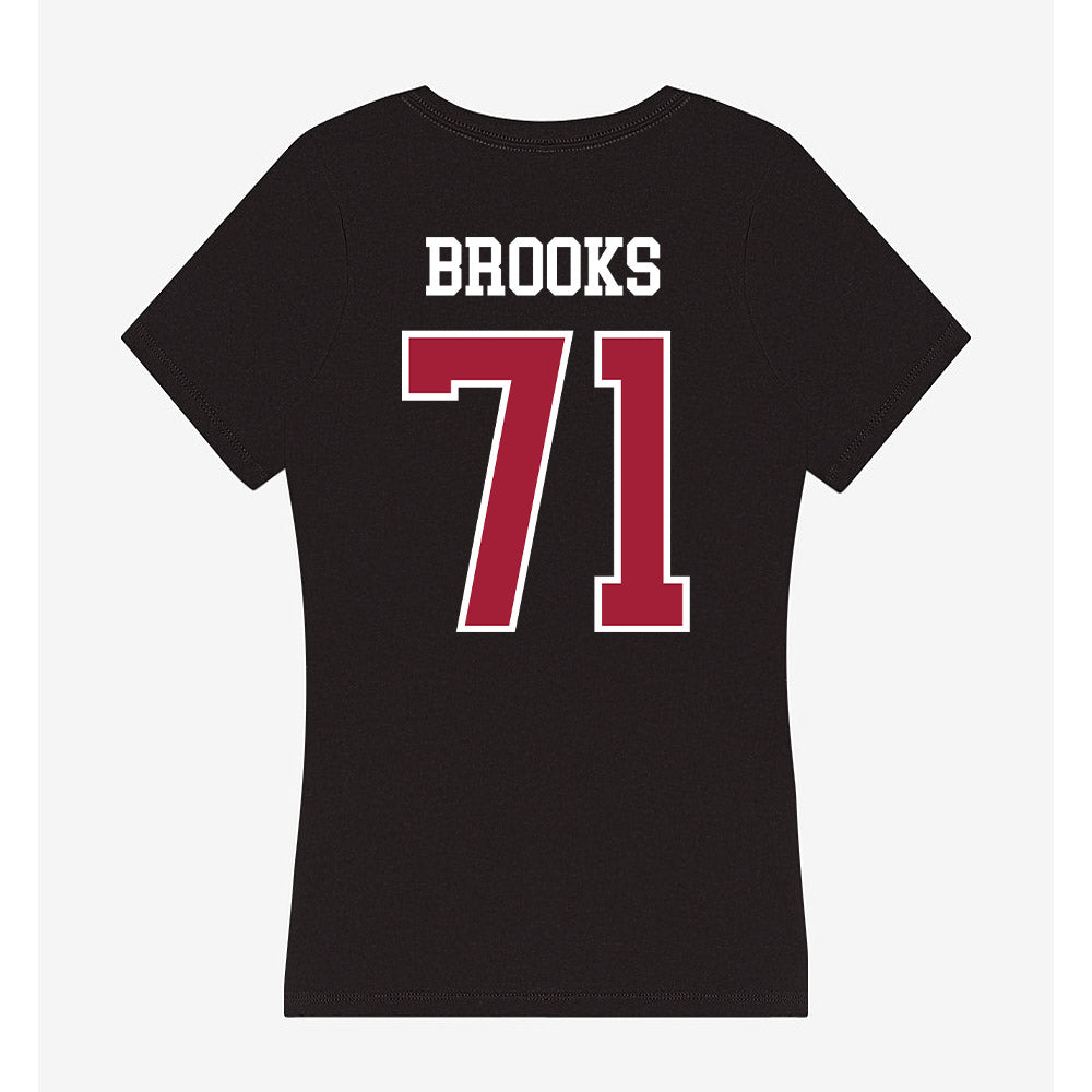 Alabama - NCAA Football : Nick Brooks - Women's V-Neck T-Shirt-1