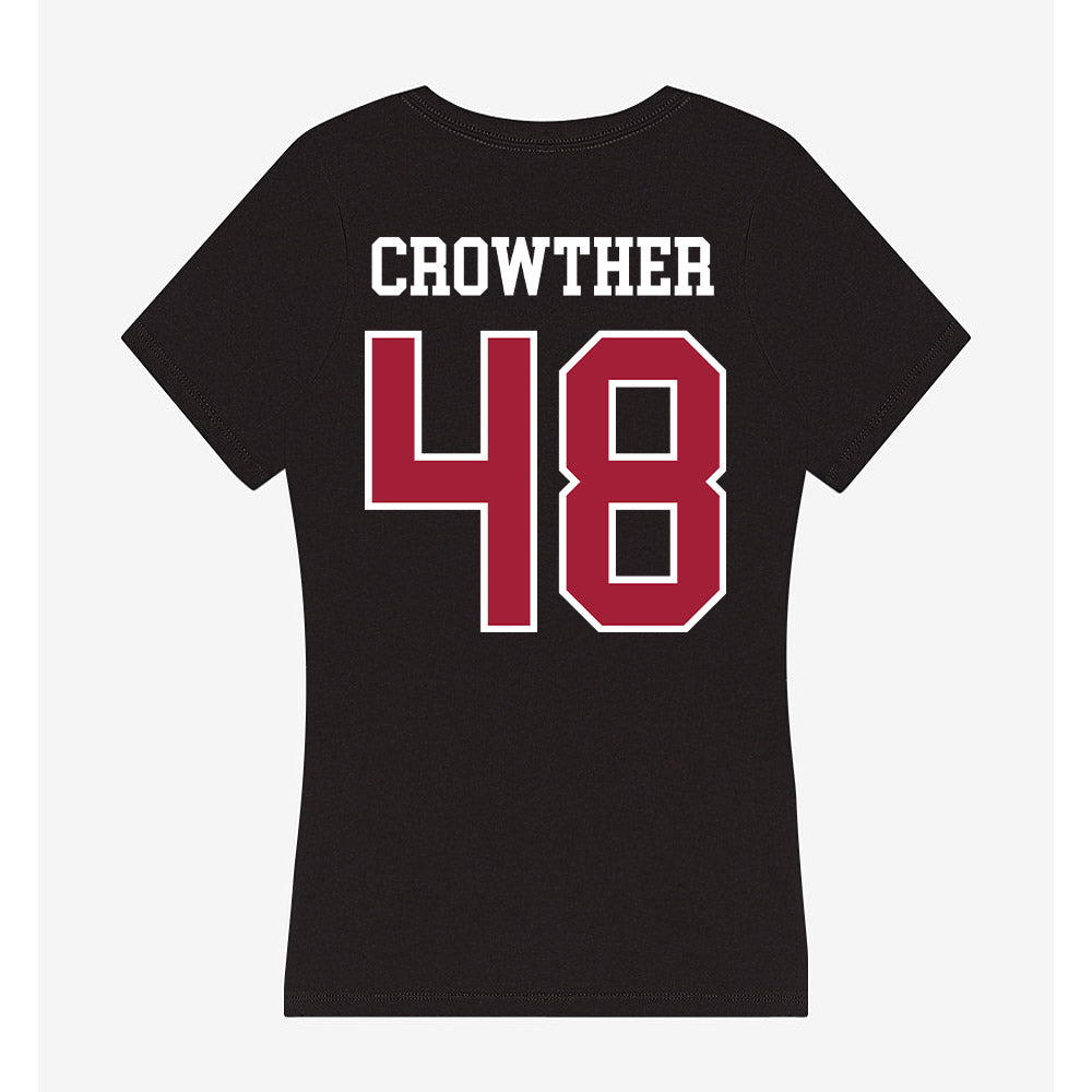 Alabama - NCAA Baseball : Ashton Crowther - Women's V-Neck T-Shirt-1