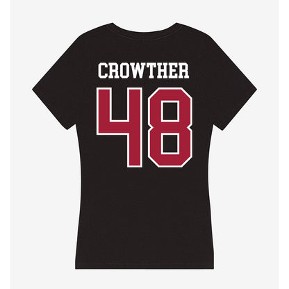 Alabama - NCAA Baseball : Ashton Crowther - Women's V-Neck T-Shirt-1
