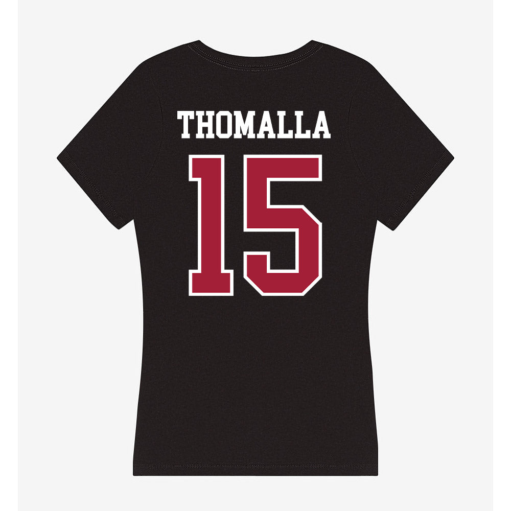 Alabama - NCAA Football : Jett Thomalla - Women's V-Neck T-Shirt-1