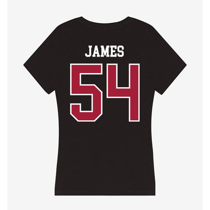 Alabama - NCAA Football : Jayvin James - Women's V-Neck T-Shirt-1