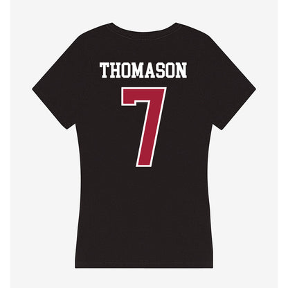 Alabama - NCAA Women's Soccer : Larkin Thomason - Women's V-Neck T-Shirt-1