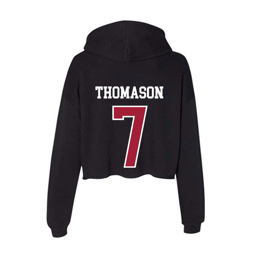 Alabama - NCAA Women's Soccer : Larkin Thomason - Women's Crop Fleece Hoodie-1
