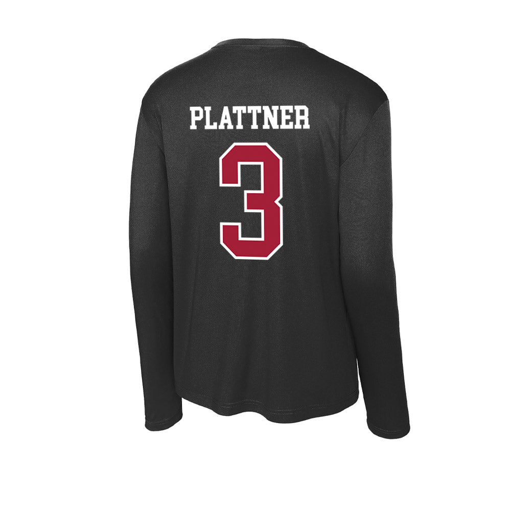 Alabama - NCAA Baseball : Will Plattner - Activewear Long Sleeve T-Shirt-1