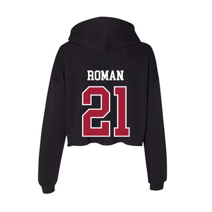 Alabama - NCAA Softball : Ana Roman - Women's Crop Fleece Hoodie-1