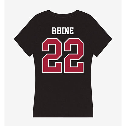 Alabama - NCAA Baseball : Will Rhine - Women's V-Neck T-Shirt-1