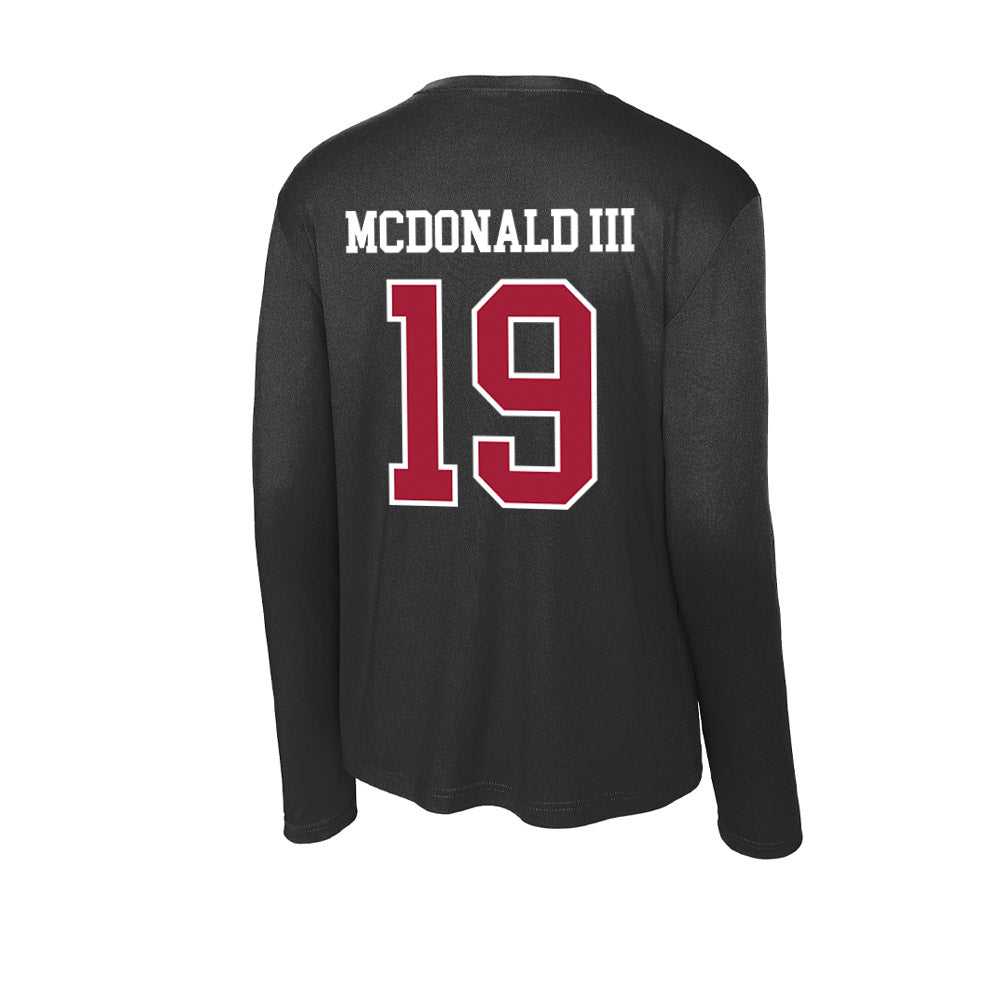 Alabama - NCAA Football : Chuck McDonald III - Activewear Long Sleeve T-Shirt-1