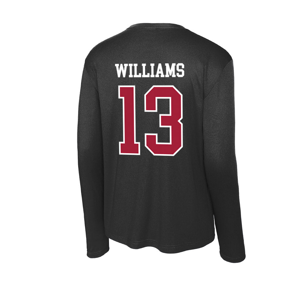 Alabama - Men's Basketball Alumni : Lucky Williams - Activewear Long Sleeve T-Shirt-1