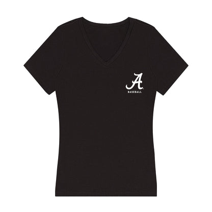 Alabama - NCAA Baseball : Sam Mitchell - Women's V-Neck T-Shirt-0