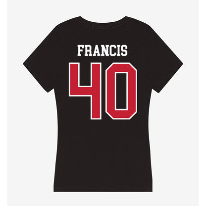 Ohio State - NCAA Women's Lacrosse : Emmalynn Francis - Women's V-Neck T-Shirt-1