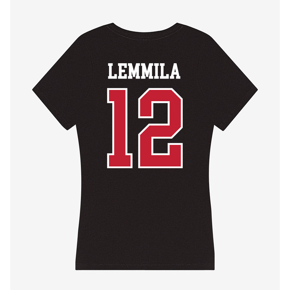 Ohio State - NCAA Women's Basketball : Elsa Lemmila - Women's V-Neck T-Shirt-1
