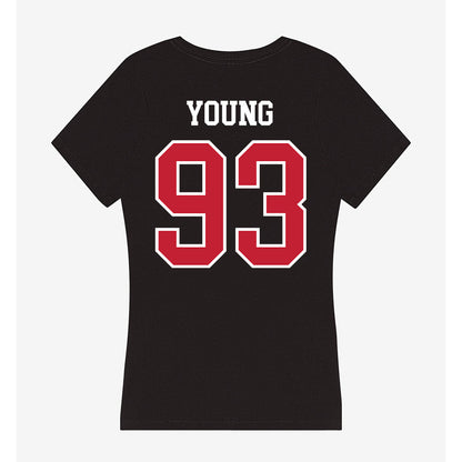 Ohio State - NCAA Football : Brady Young - Women's V-Neck T-Shirt-1