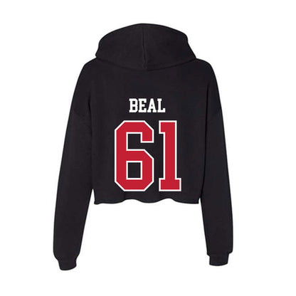 Ohio State - NCAA Football : Landon Beal - Women's Crop Fleece Hoodie-1