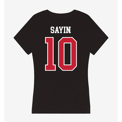 Ohio State - NCAA Football : Julian Sayin - Women's V-Neck T-Shirt-1