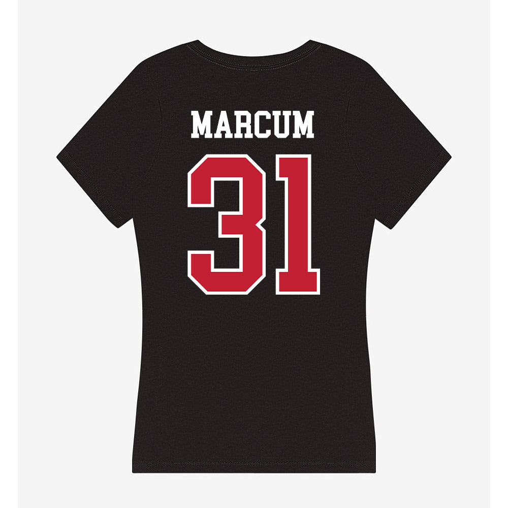 Ohio State - NCAA Baseball : Caden Marcum - Women's V-Neck T-Shirt-1
