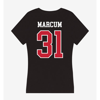 Ohio State - NCAA Baseball : Caden Marcum - Women's V-Neck T-Shirt-1