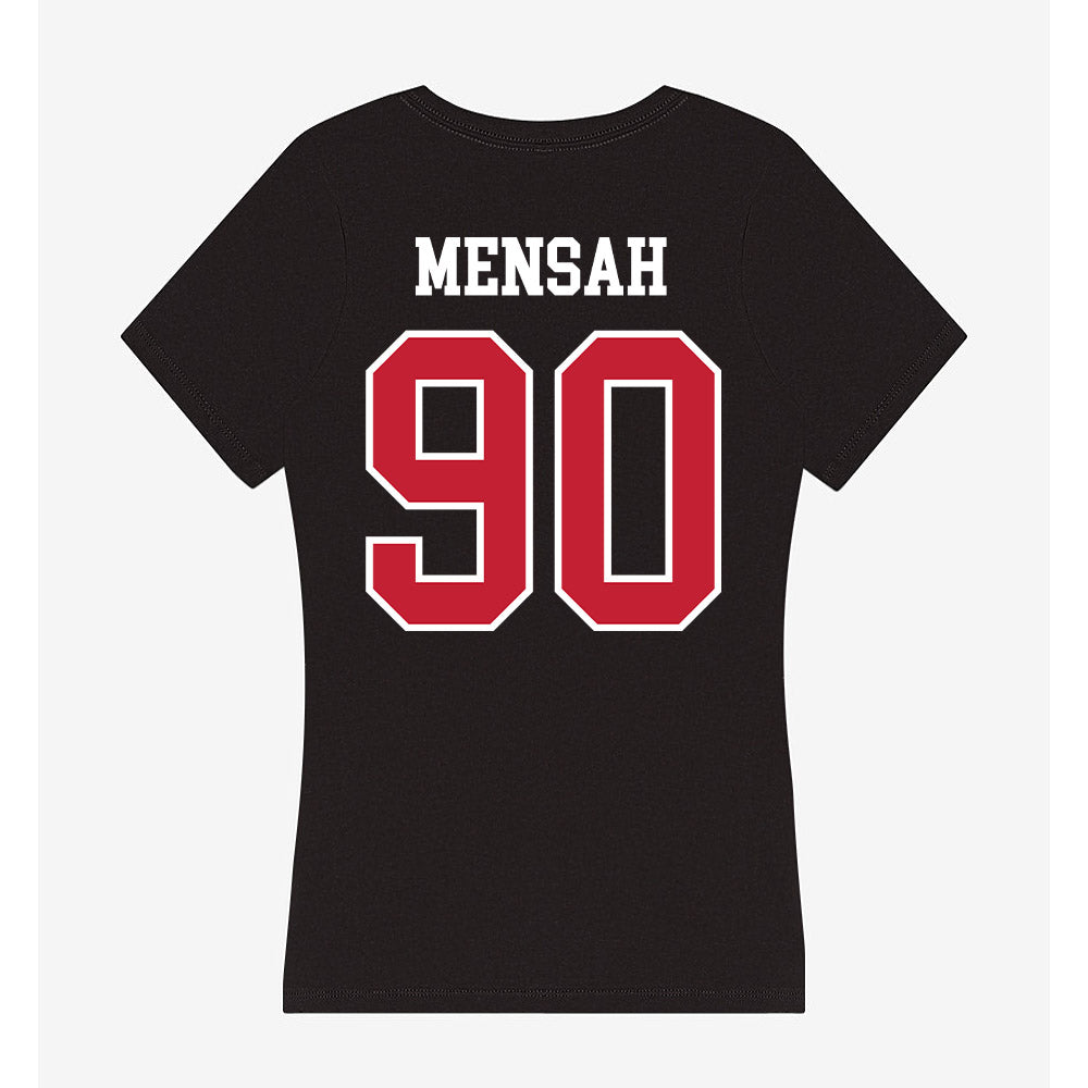 Ohio State - NCAA Football : Eric Mensah - Women's V-Neck T-Shirt-1