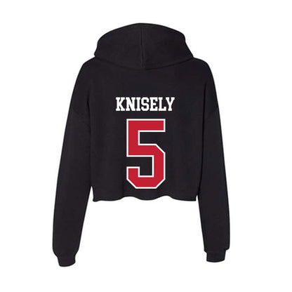 Ohio State - NCAA Women's Soccer : Alexis Knisely - Women's Crop Fleece Hoodie-1