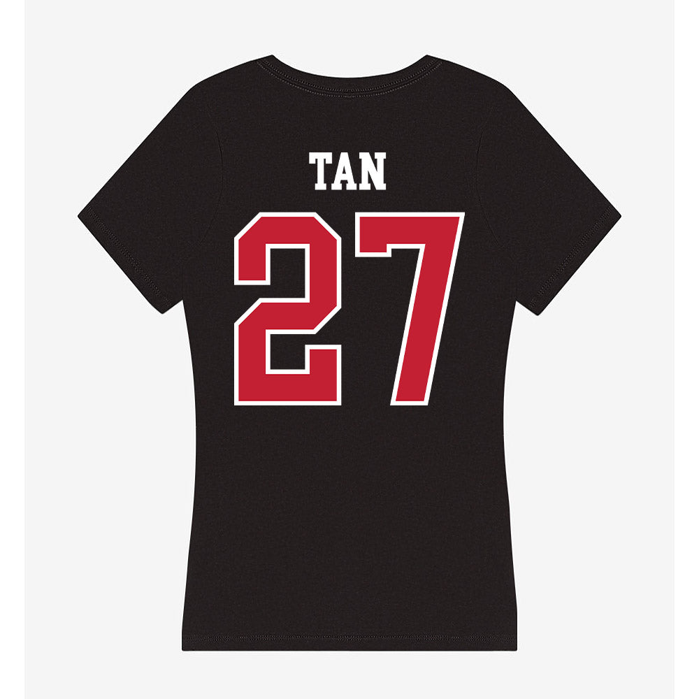 Ohio State - NCAA Women's Lacrosse : Bella Tan - Women's V-Neck T-Shirt-1