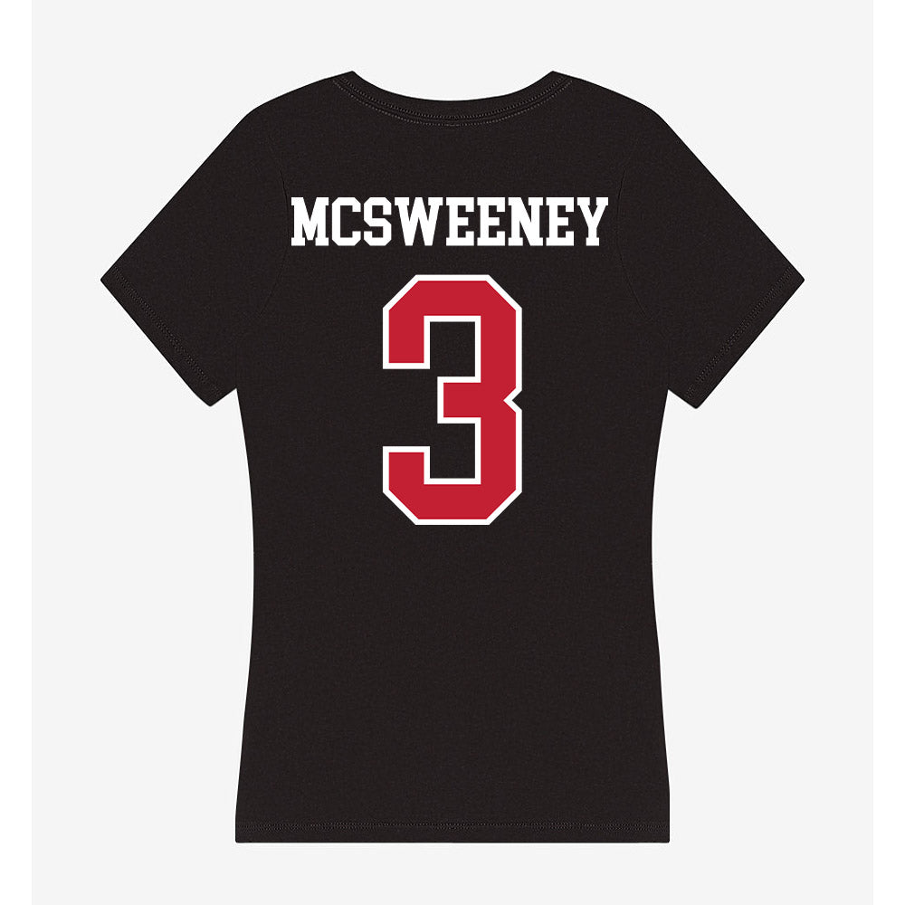 Ohio State - NCAA Women's Soccer : Mia McSweeney - Women's V-Neck T-Shirt-1