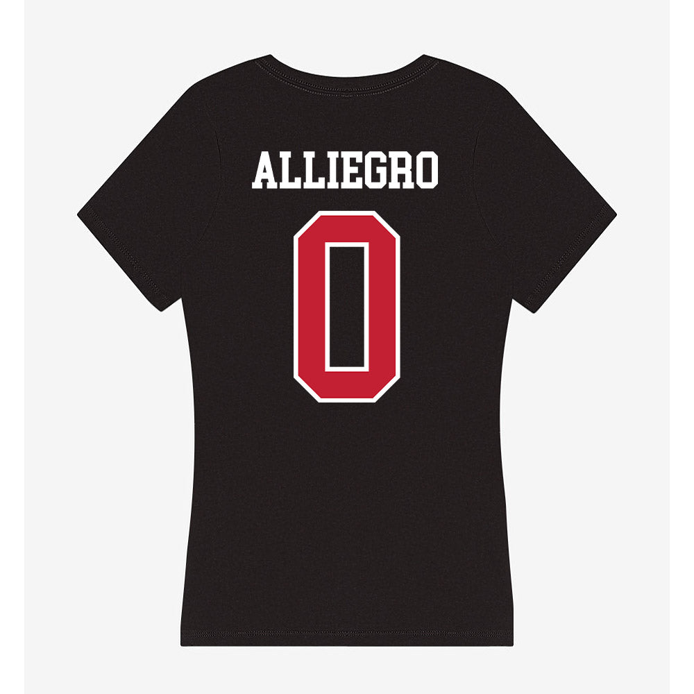 Ohio State - NCAA Football : Christian Alliegro - Women's V-Neck T-Shirt-1