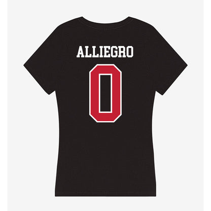 Ohio State - NCAA Football : Christian Alliegro - Women's V-Neck T-Shirt-1