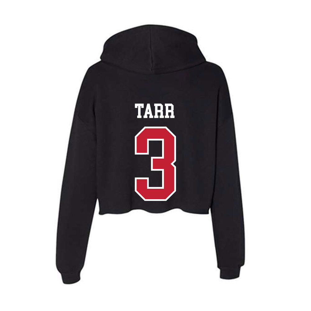Ohio State - NCAA Softball : Sara Tarr - Women's Crop Fleece Hoodie-1