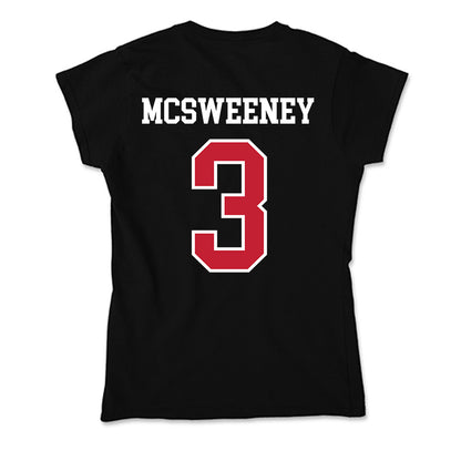 Ohio State - NCAA Women's Soccer : Mia McSweeney - Soft Style Women’s T-Shirt-1