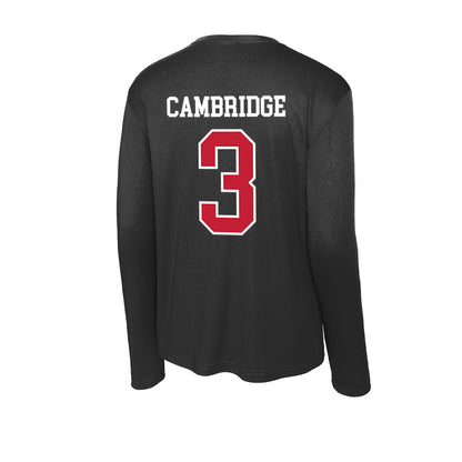 Ohio State - NCAA Women's Basketball : Kennedy Cambridge - Activewear Long Sleeve T-Shirt-1