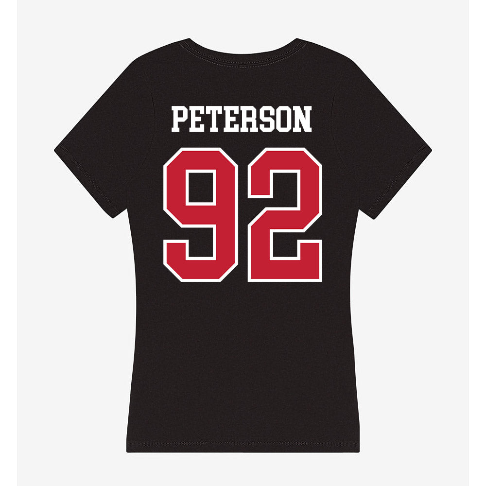 Ohio State - NCAA Football : Cooper Peterson - Women's V-Neck T-Shirt-1