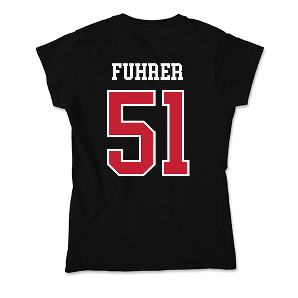 Ohio State - NCAA Baseball : Connor Fuhrer - Soft Style Women’s T-Shirt-1