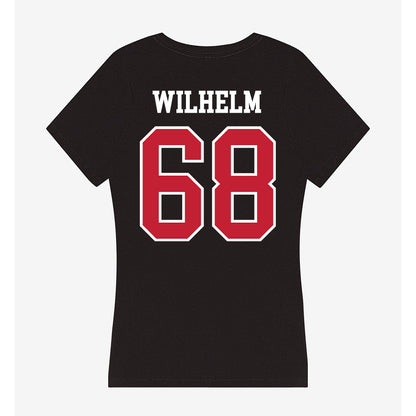 Ohio State - NCAA Football : Mason Wilhelm - Women's V-Neck T-Shirt-1