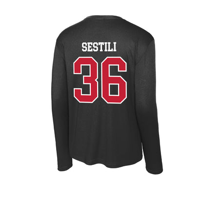 Ohio State - NCAA Men's Lacrosse : Brady Sestili - Activewear Long Sleeve T-Shirt-1