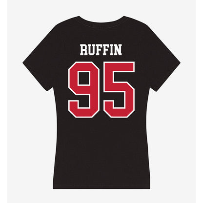 Ohio State - NCAA Football : Emanuel Ruffin - Women's V-Neck T-Shirt-1