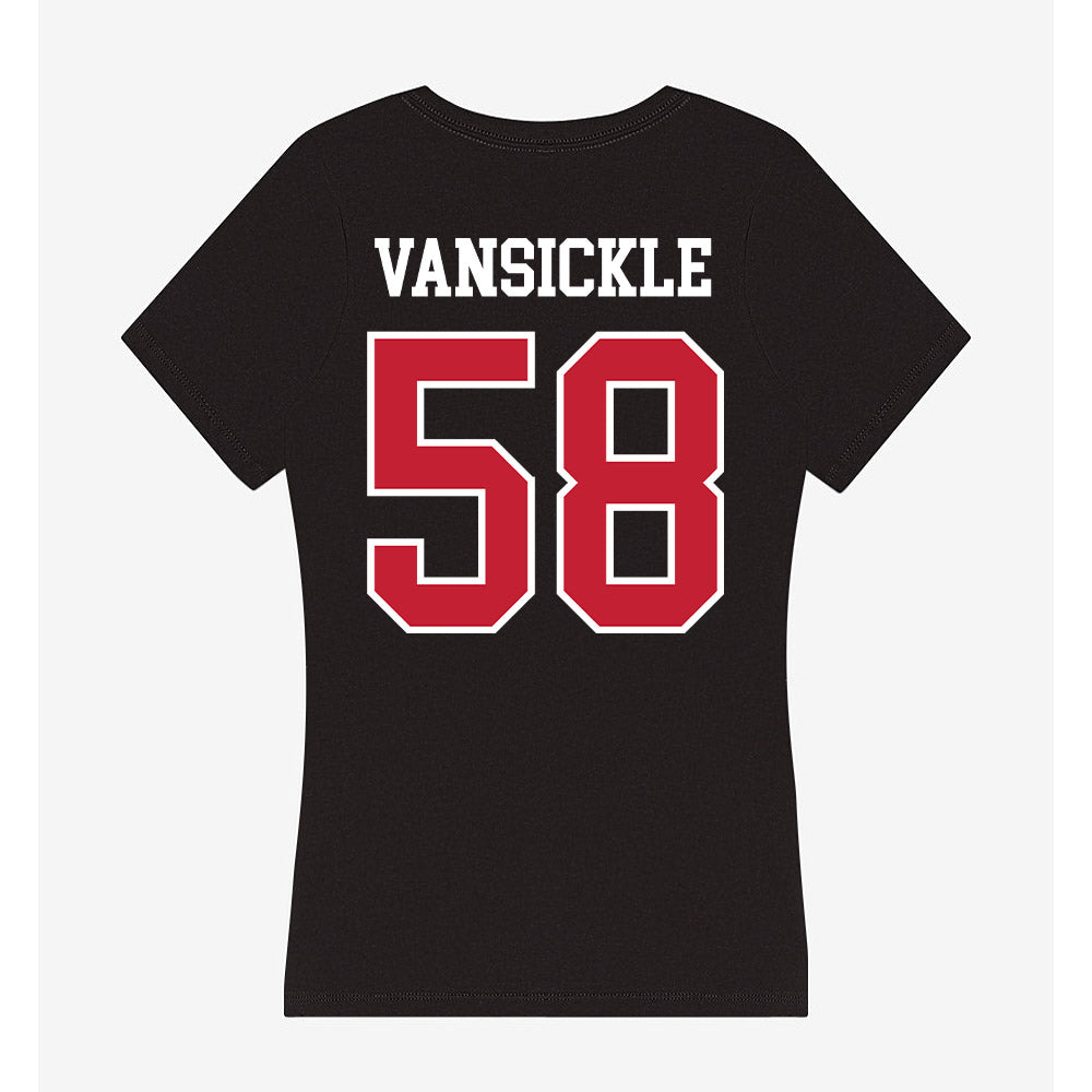 Ohio State - NCAA Football : Gabe VanSickle - Women's V-Neck T-Shirt-1
