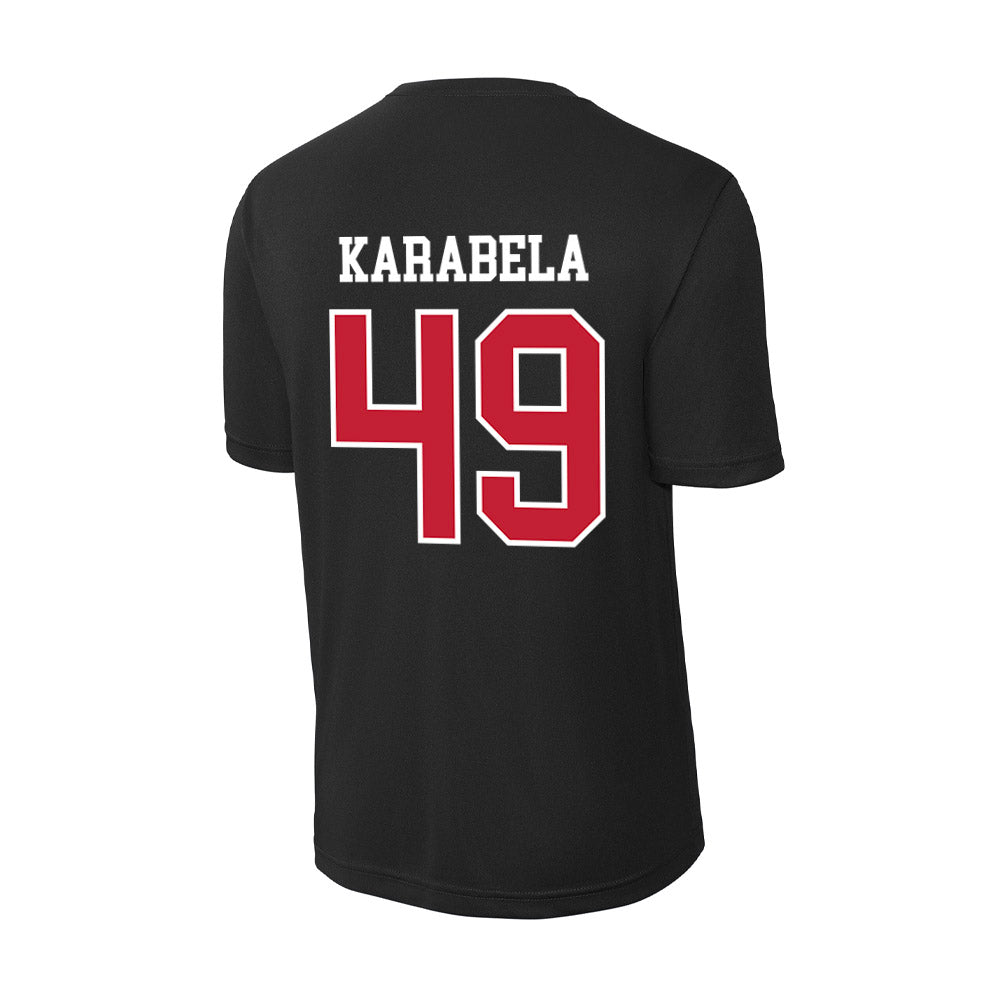 Ohio State - NCAA Men's Ice Hockey : Jake Karabela - Activewear T-Shirt-1