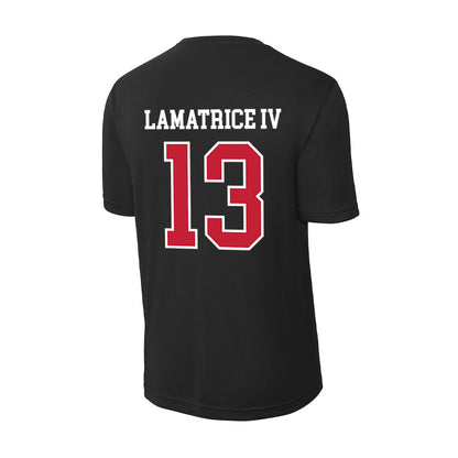 Ohio State - NCAA Men's Lacrosse : Angelo Lamatrice IV - Activewear T-Shirt-1