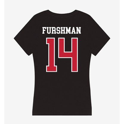 Ohio State - NCAA Men's Lacrosse : Dylan Furshman - Women's V-Neck T-Shirt-1