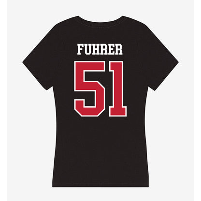Ohio State - NCAA Baseball : Connor Fuhrer - Women's V-Neck T-Shirt-1