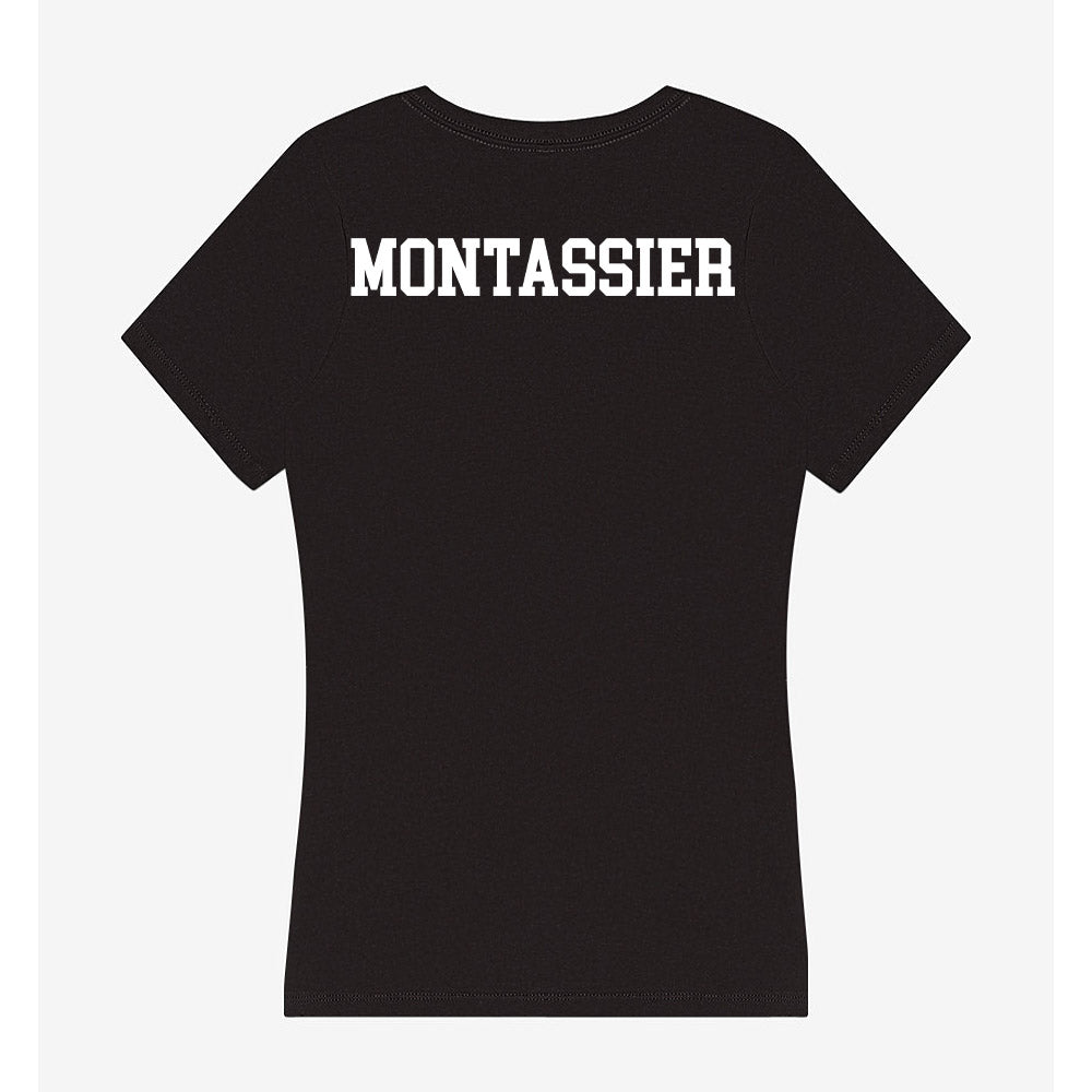 Ohio State - NCAA Women's Swimming & Diving : Shadee Montassier - Women's V-Neck T-Shirt-1