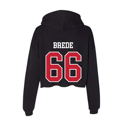 Ohio State - NCAA Football : Landry Brede - Women's Crop Fleece Hoodie-1